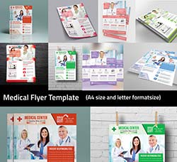 医疗行业传单模板：Medical Flyer Template